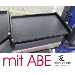 Scania G Ablagetisch Beifahrerseite Kante schwarz Antirutschmatte schwarz mit ABE