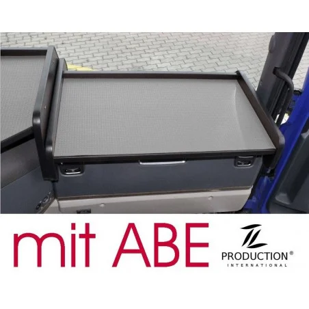 Scania R Ablagetisch Beifahrerseite Kante schwarz Antirutschmatte grau mit ABE