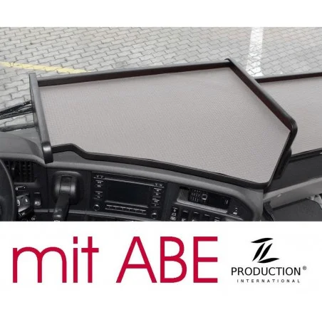Scania G Mittelablagetisch Kante schwarz Antirutschmatte grau mit ABE