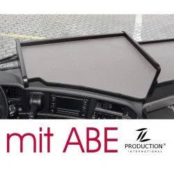 Scania R Mittelablagetisch Kante schwarz Antirutschmatte grau mit ABE