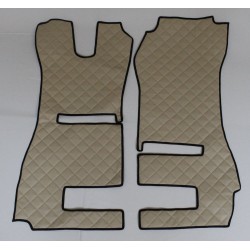 Scania R Streamline Fußmatte für klappbaren Beifahrersitz Kunstleder-Farbe beige Musterbild