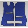 Scania R Fußmatten für klappbaren Beifahrersitz und Automatik Kunstleder-Farbe blau