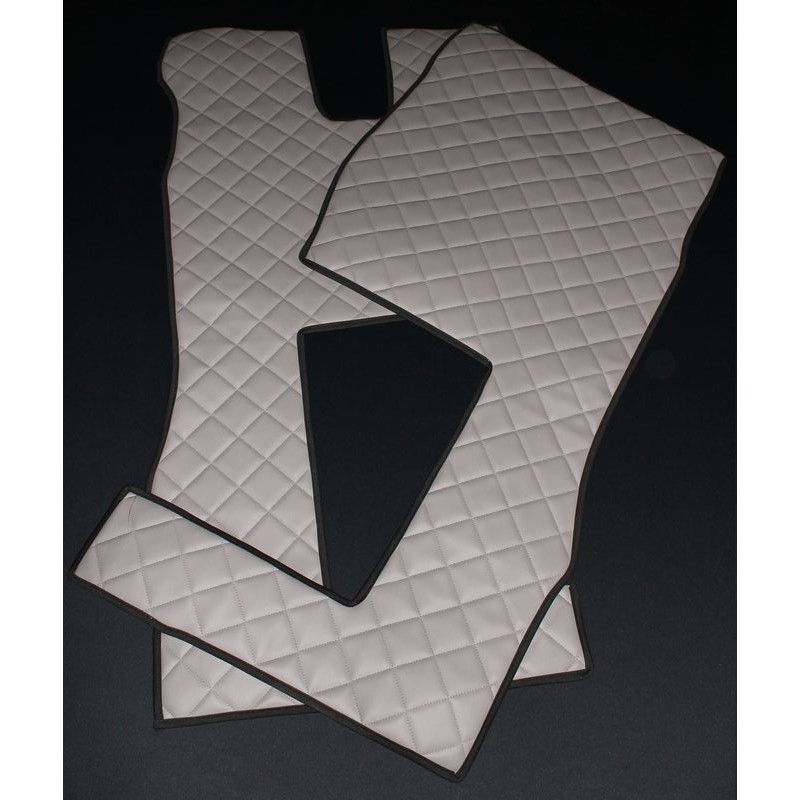 VOLVO FH 4 Fußmatten-Set Kunstleder-Farbe grau