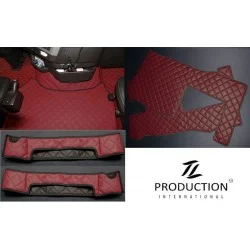 Kunstleder-Set für luftgefederten Beifahrersitz und Automatik bordeaux