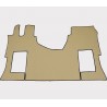 Tunnelmatte für luftgefederten Beifahrersitz Leder beige