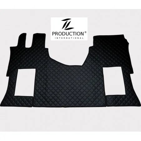 Tunnelmatte für luftgefederten Beifahrersitz schwarz