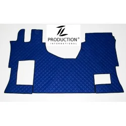 Tunnelmatte für klappbaren Beifahrersitz Kunstleder blau atoll