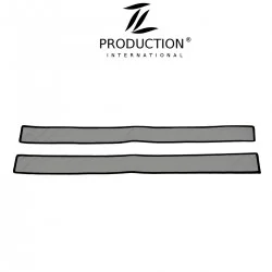 Sitzsockelverkleidung für luftgefederten Beifahrersitz Kunstleder grau