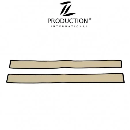 Sitzsockelverkleidung für drehbaren Beifahrersitz Kunstleder beige