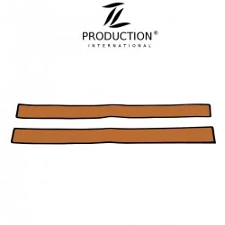 Sitzsockelverkleidung für drehbaren Beifahrersitz Kunstleder cappucino