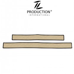 Sitzsockelverkleidung für klappbaren Beifahrersitz beige