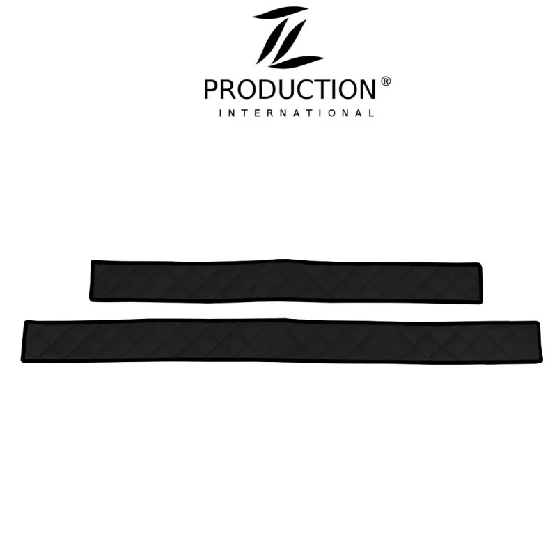 Sitzsockelverkleidung für klappbaren Beifahrersitz schwarz