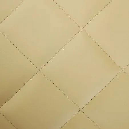 Materialmuster Kunstleder in beige