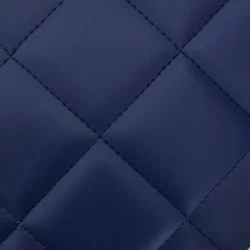 Materialmuster Kunstleder in dunkelblau
