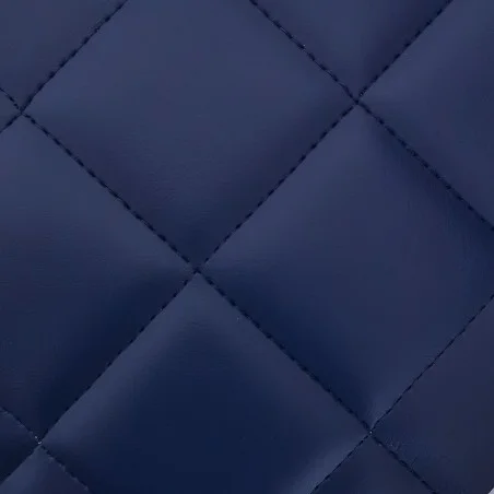 Materialmuster Kunstleder in dunkelblau