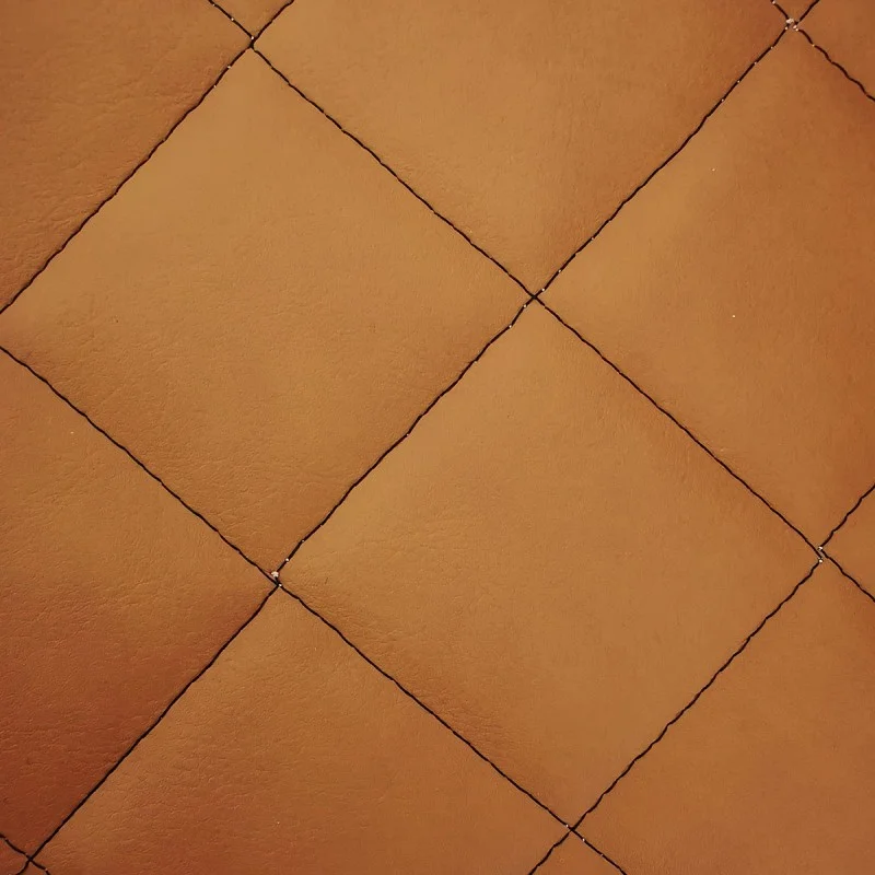 Materialmuster Kunstleder in cappucino