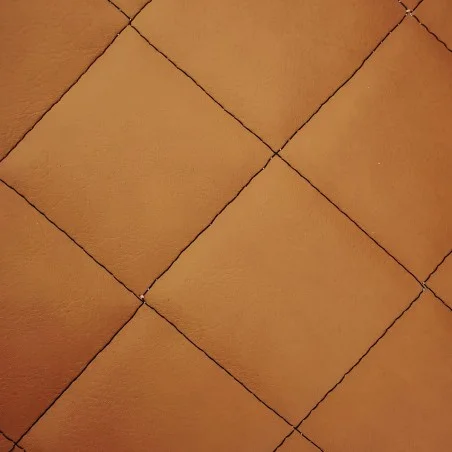 Materialmuster Kunstleder in cappucino