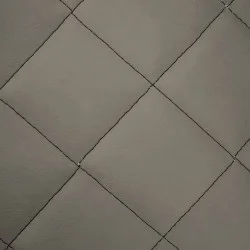 Materialmuster Kunstleder in grau