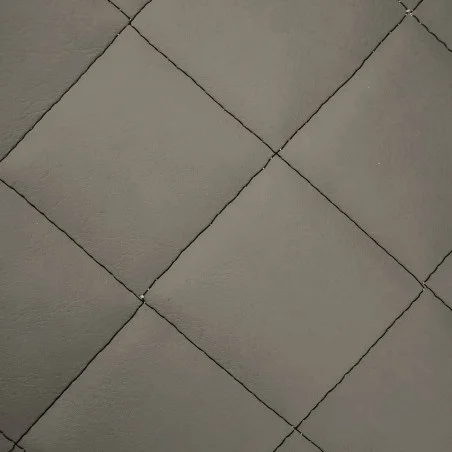 Materialmuster Kunstleder in grau