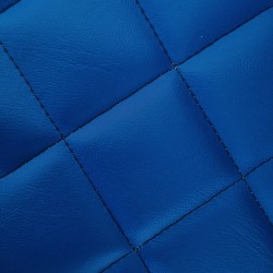 Materialmuster Kunstleder in blau