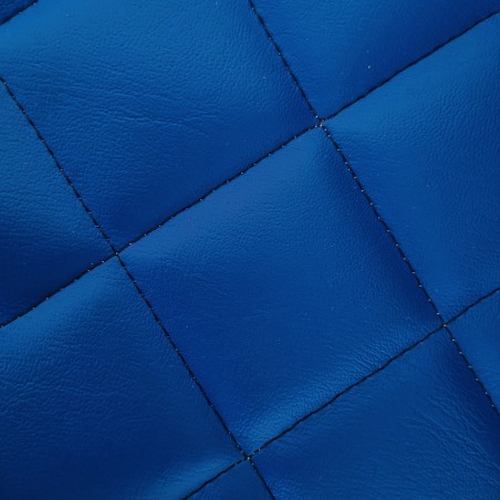 Materialmuster Kunstleder in blau