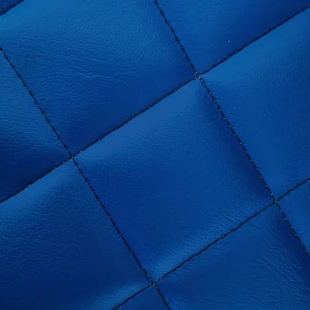 Materialmuster Kunstleder in blau