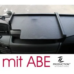 MAN TGX Mittelablagetisch in schwarz mit ABE Musterbild