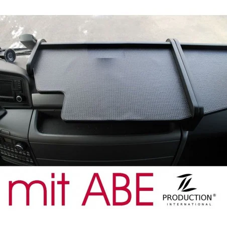 MAN TGX Mittelablagetisch in schwarz mit ABE Musterbild