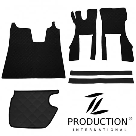 Scania R New Generation Kunstleder-Set mittel für luftgefederten Beifahrersitz schwarz