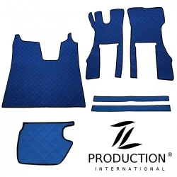 Scania R New Generation Kunstleder-Set mittel für drehbaren Beifahrersitz blau