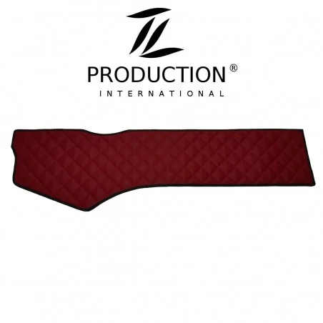 MAN TGX ab 2020 Abdeckung Ablagetisch in dunkelrot bordeaux