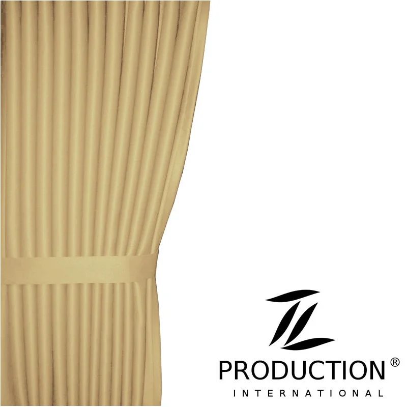 Scheibengardine inkl. Raffhalter in beige