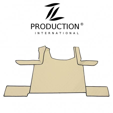 MAN TGX ab 2020 Kunstleder Tunnelmatte in beige