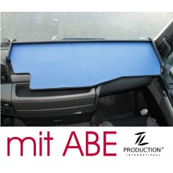 MAN TGS durchgehender LKW-Tisch Kante schwarz Antirutschmatte blau mit ABE