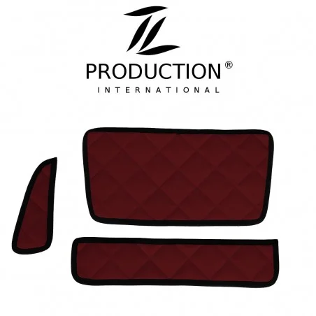 Abdeckung Ablagefach in bordeaux