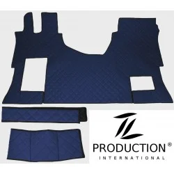 Mercedes Kunstleder-Set mit Tunnelmatte und Sitzsockel in dunkelblau