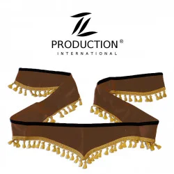 Truck Frontborde in braun-gold mit orientel-Schnitt