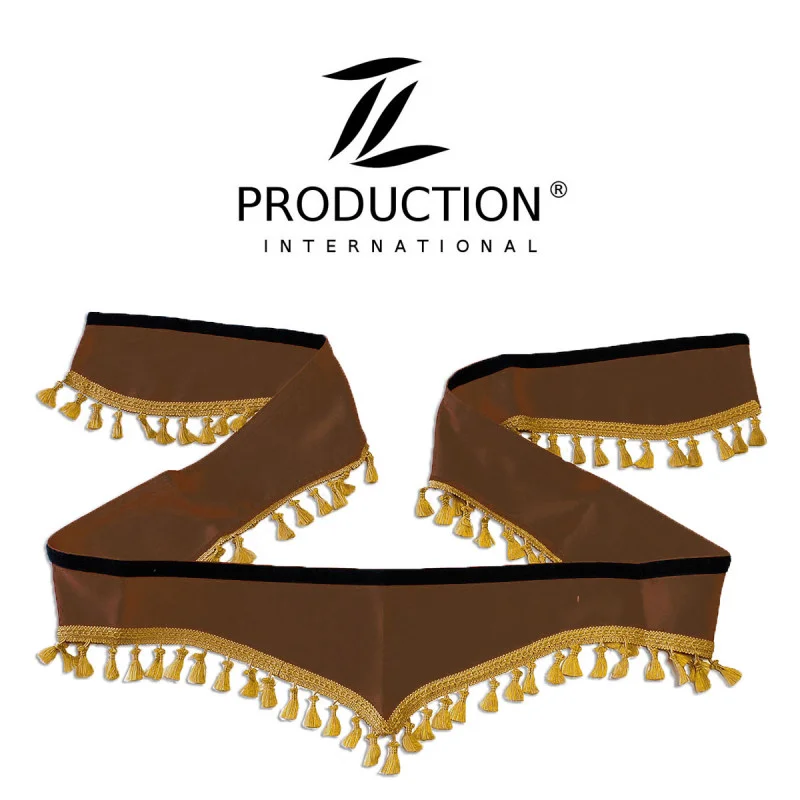 Truck Frontborde in braun-gold mit orientel-Schnitt