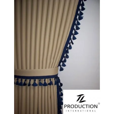 Mercedes Actros Mega Space, MP2, MP3 LKW Scheibengardinen Farbe & Besatz wählbar inkl. Haken