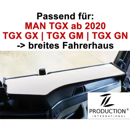 MAN TGX ab 2020 durchgehender LKW-Tisch mit breitem Fahrerhaus