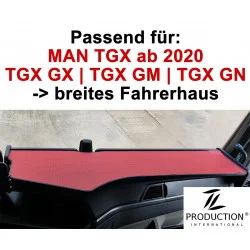 MAN TGX ab 2020 durchgehender LKW-Tisch mit breitem Fahrerhaus