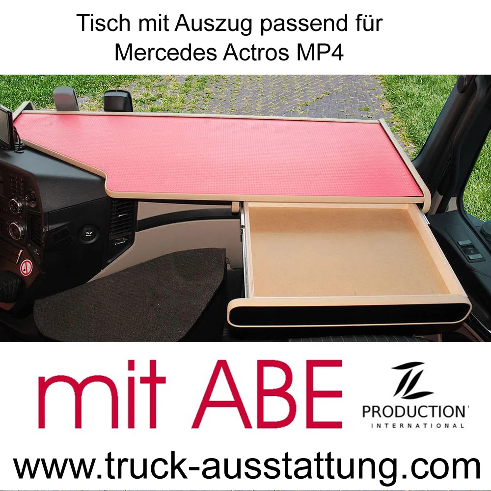 LKW-Tisch mit Auszug und ABE